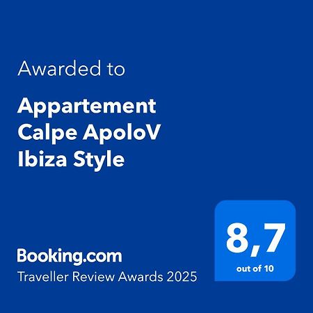 Appartement Calpe Apolov Ibiza Style Esterno foto
